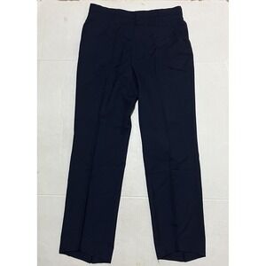 Vintage DSCP Service Trousers Men 35L Navy Blue‎ Pleated Dress Pants Military